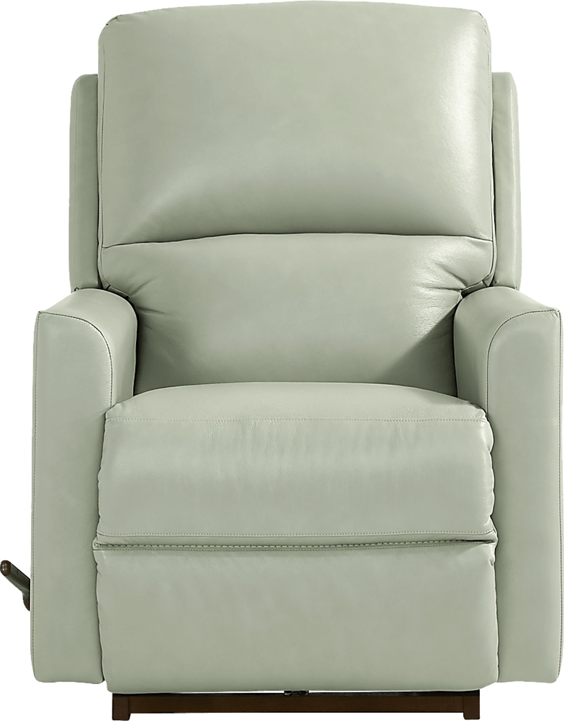 Wynne I Seafoam Leather Rocker Recliner - Image 2