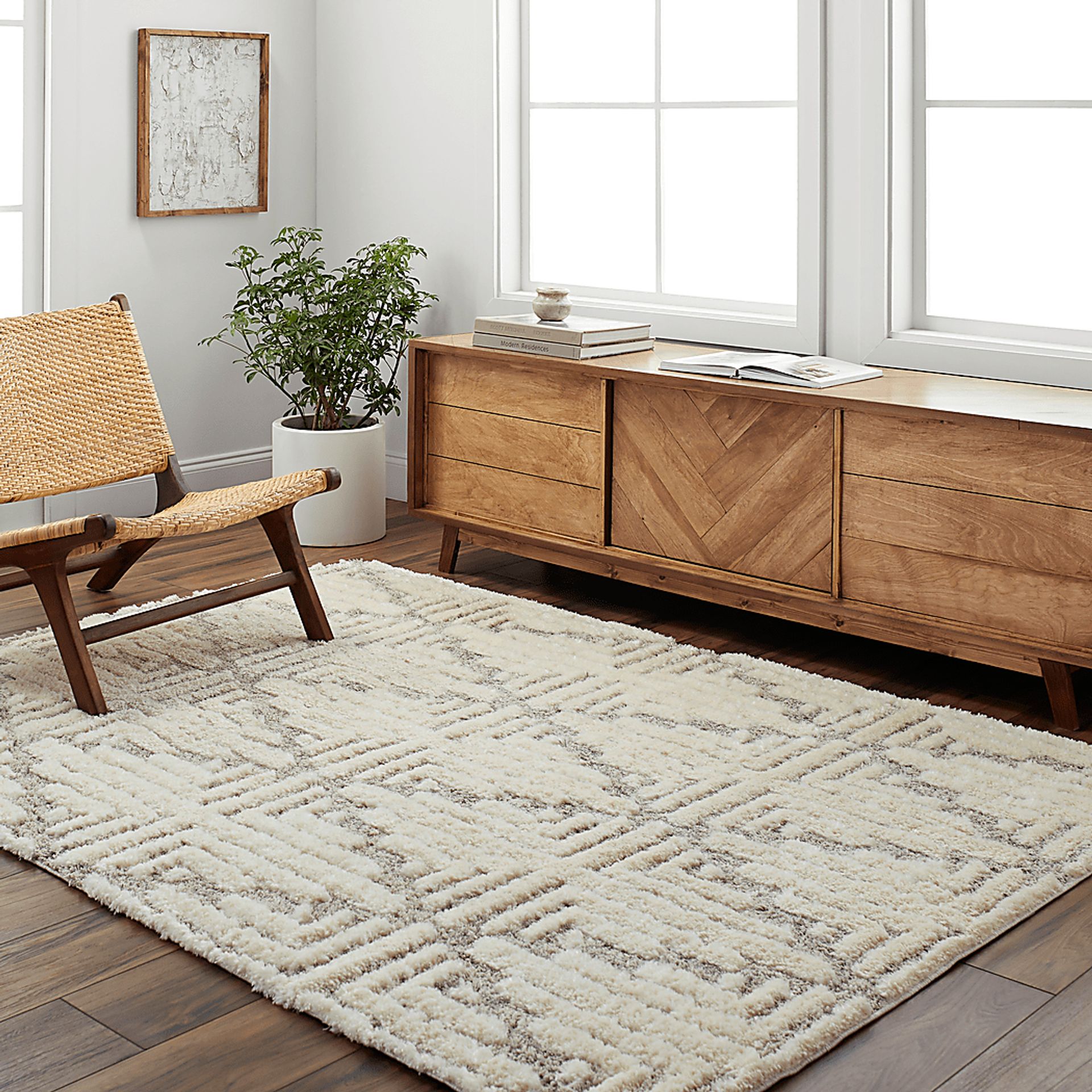 Wynneford Cream 5'3 x 7' Rug - Image 2