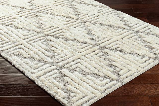 Wynneford Cream 5'3 x 7' Rug - Thumbnail - Image 6