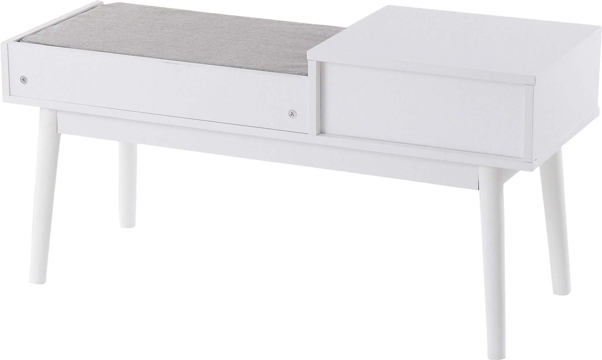 Wynnemeade Gray Accent Bench - Image 3