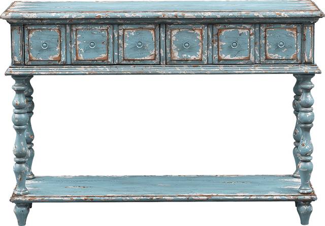 Wynnwood Blue Console Table - Thumbnail - Image 2
