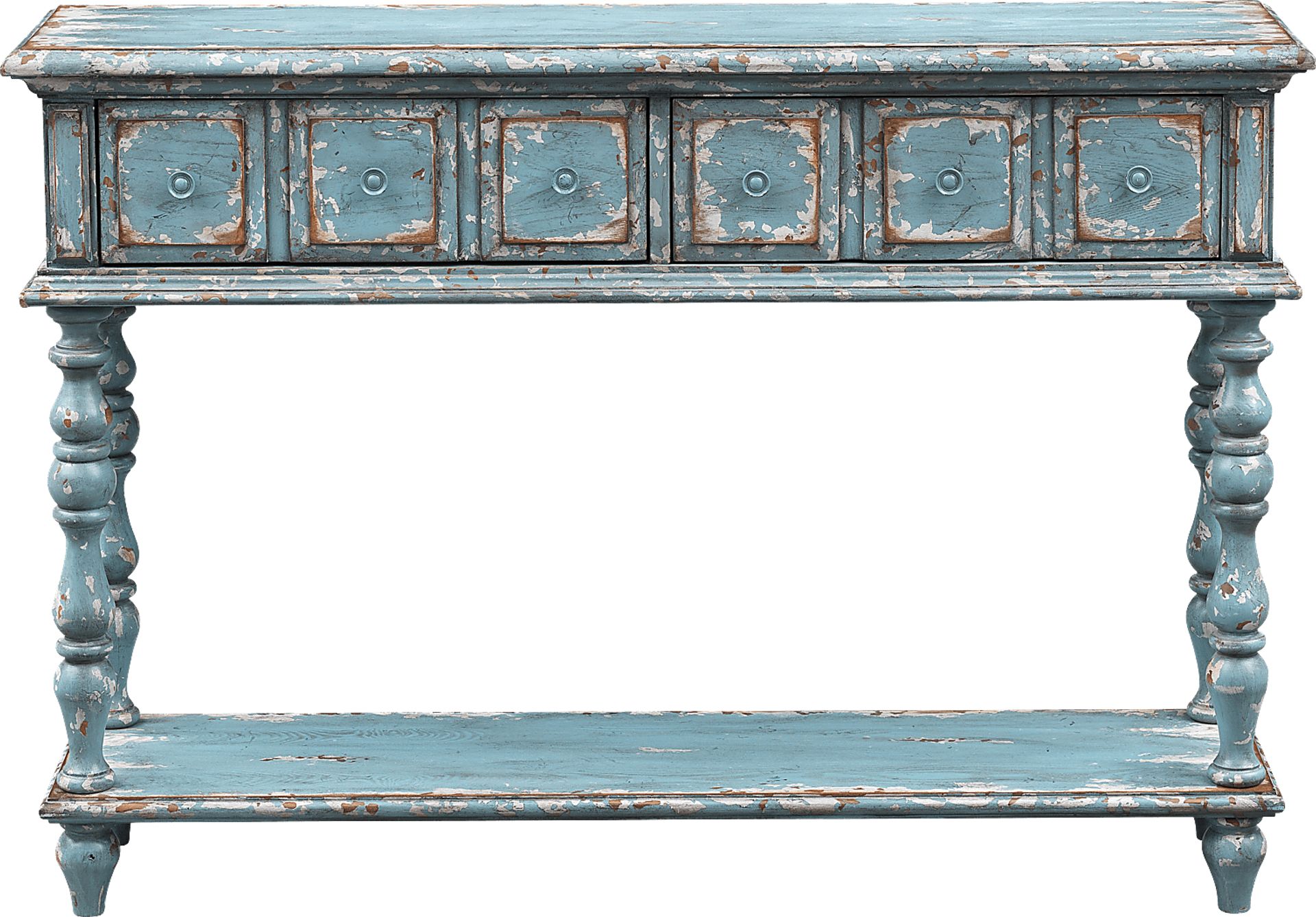 Wynnwood Blue Console Table - Image 2