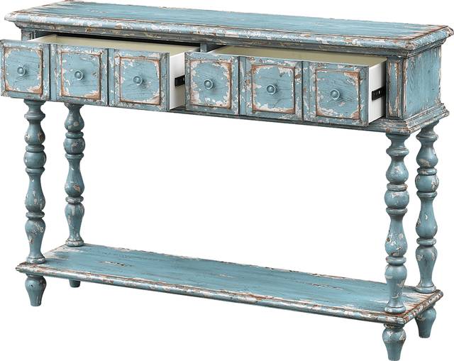 Wynnwood Blue Console Table - Thumbnail - Image 3