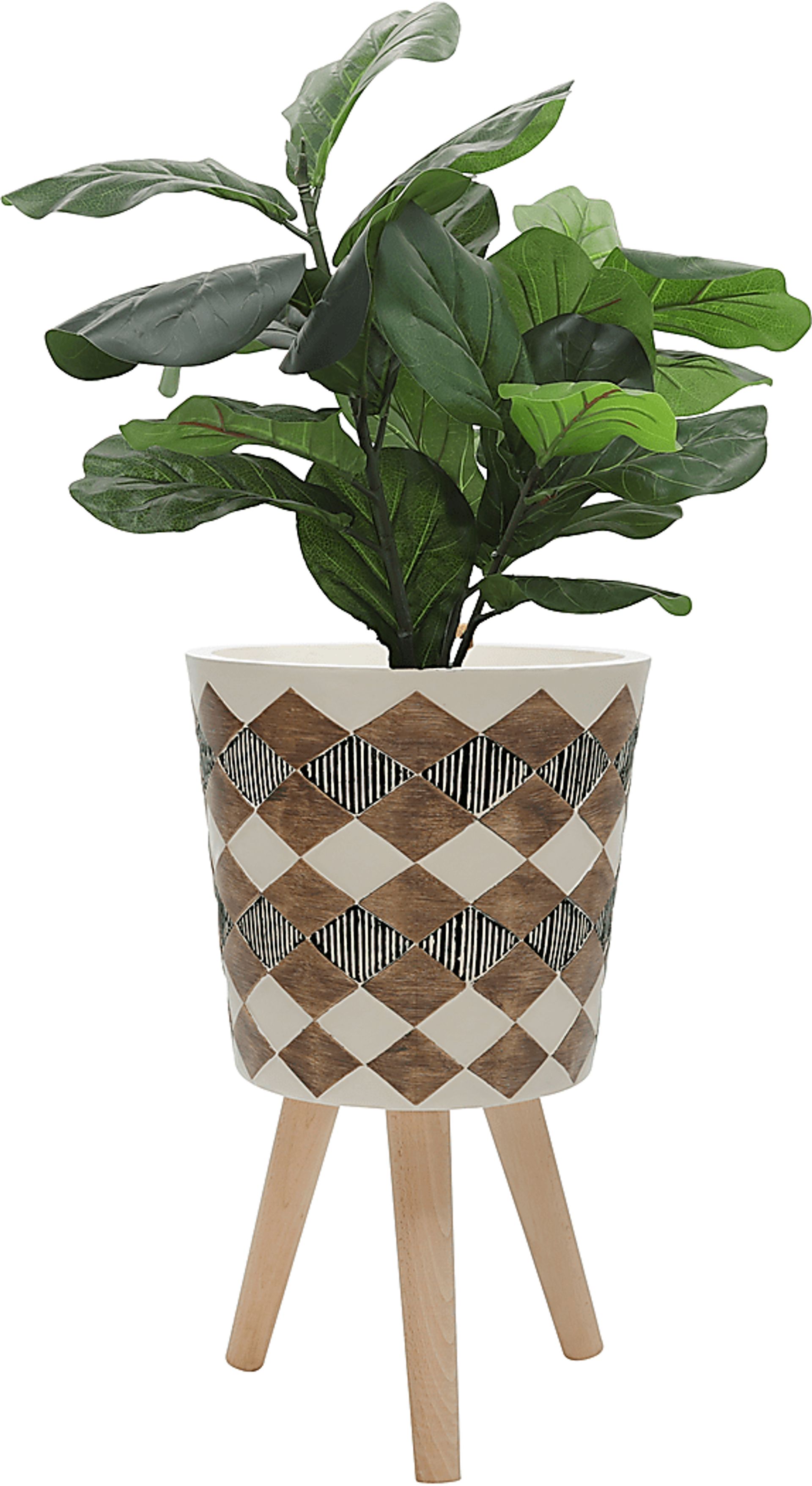 Wynola Brown Planter, Set of 2 - Image 6
