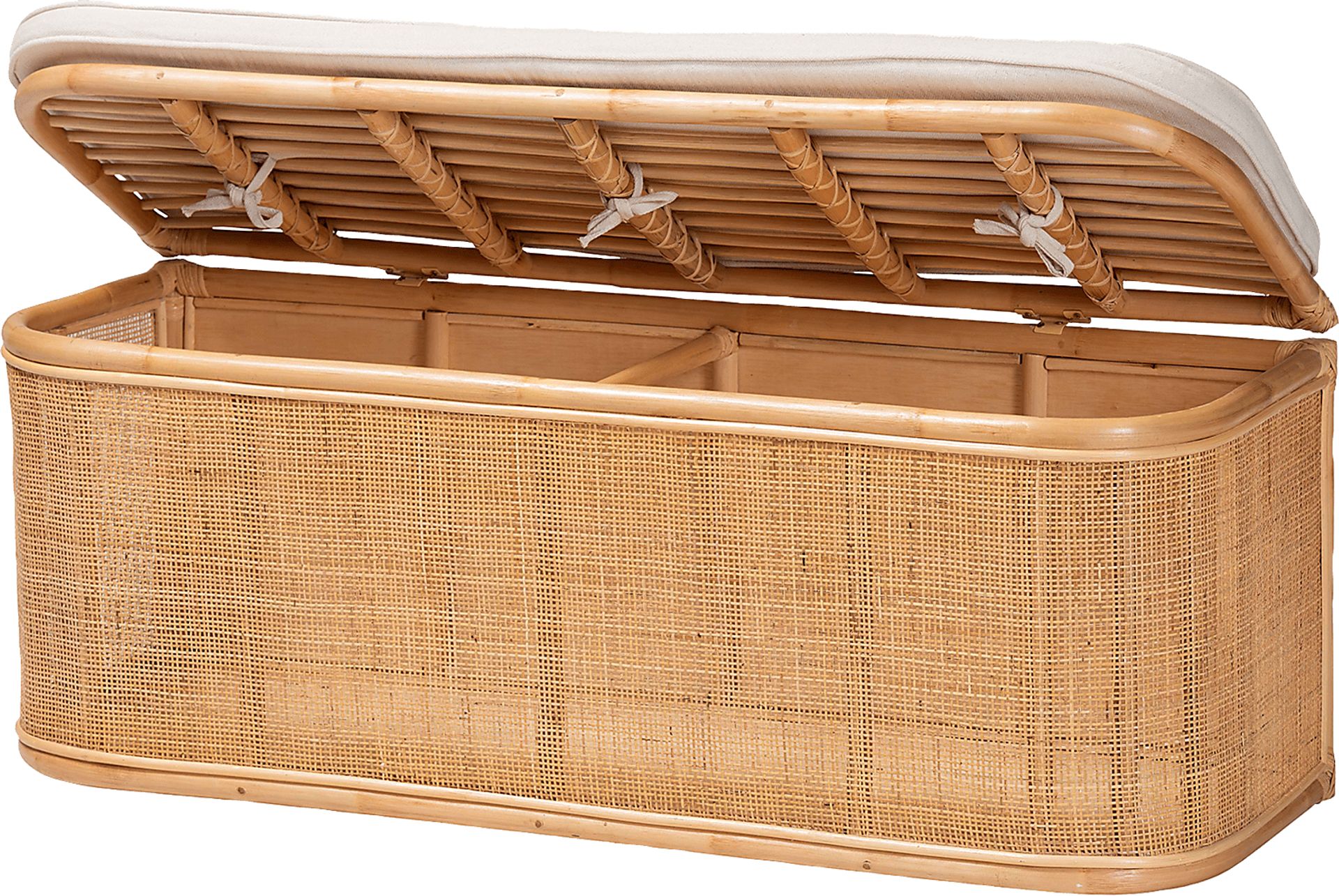 Wynstone Brown Storage Bench - Image 9