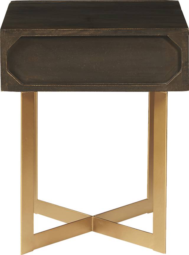 Wyntrest Brown Side Table - Thumbnail - Image 4