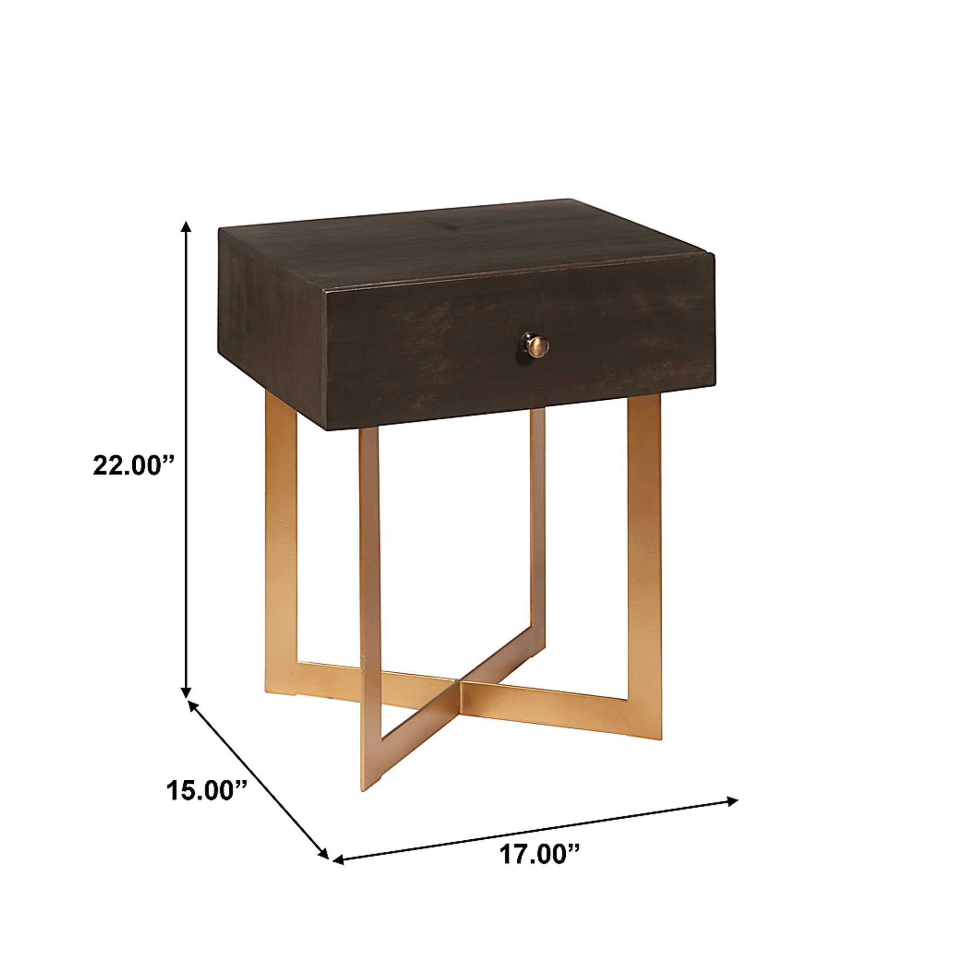 Wyntrest Brown Side Table - Image 8