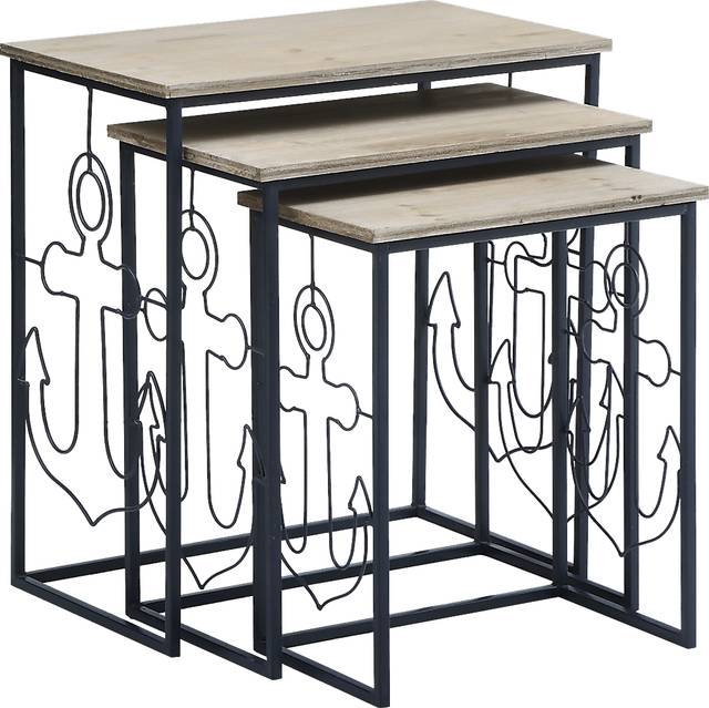 Wyola Way Beige Set of 3 Nesting Tables - Thumbnail - Image 1