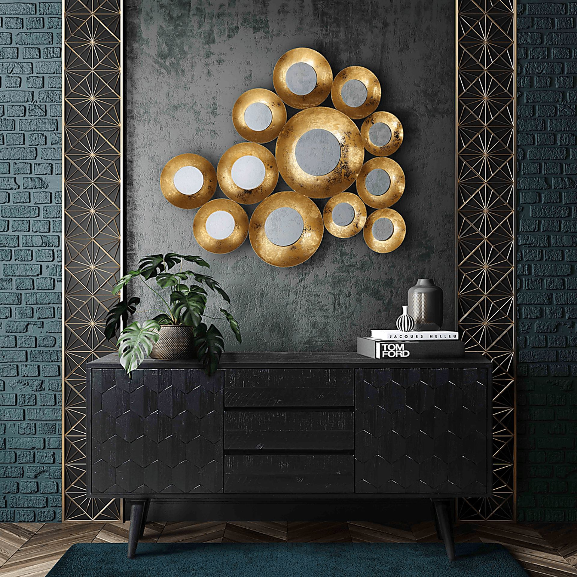 Wyonna Gold Mirror - Image 4