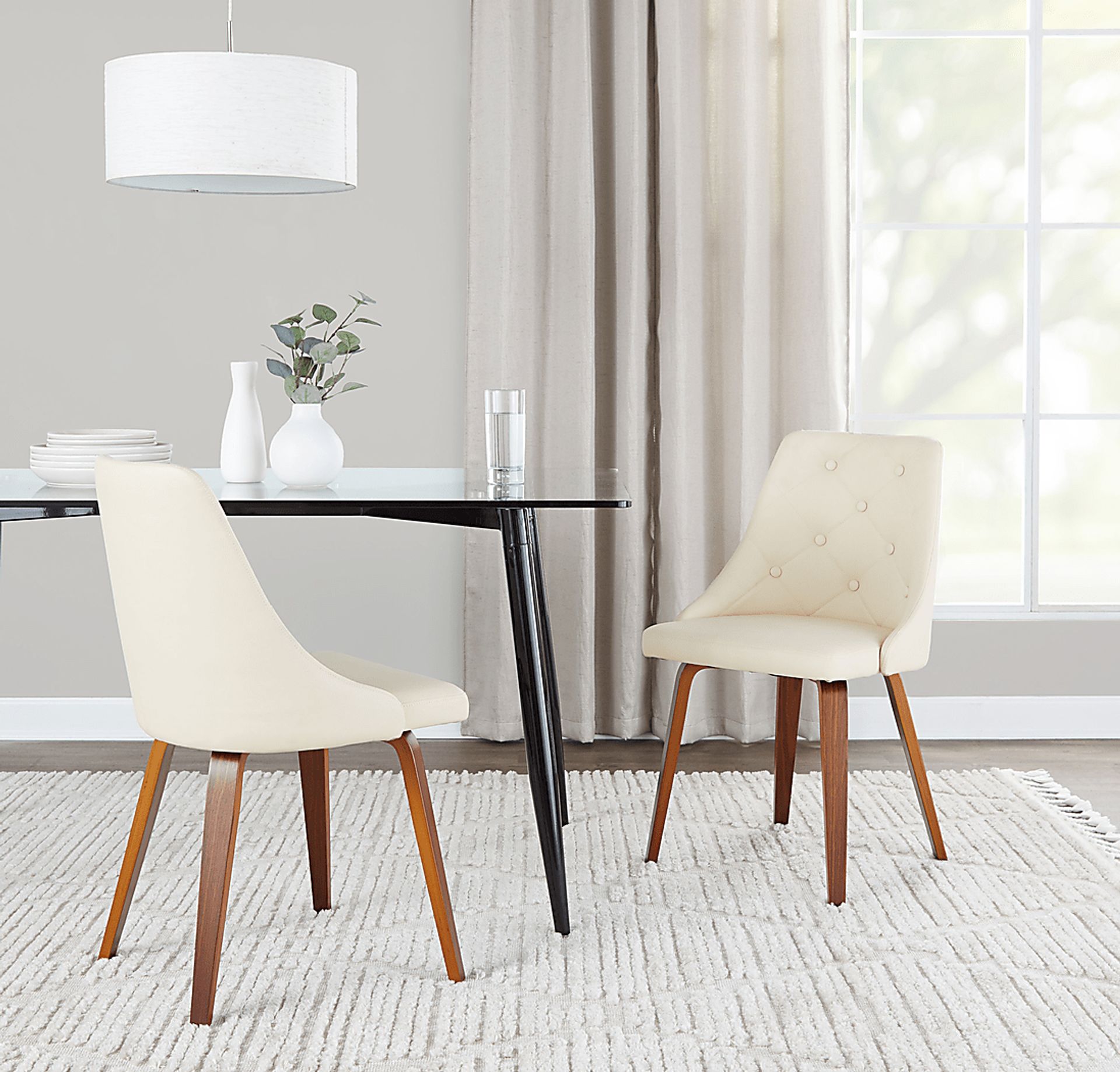 Wytona I Walnut Side Chair, Set of 2 - Image 2