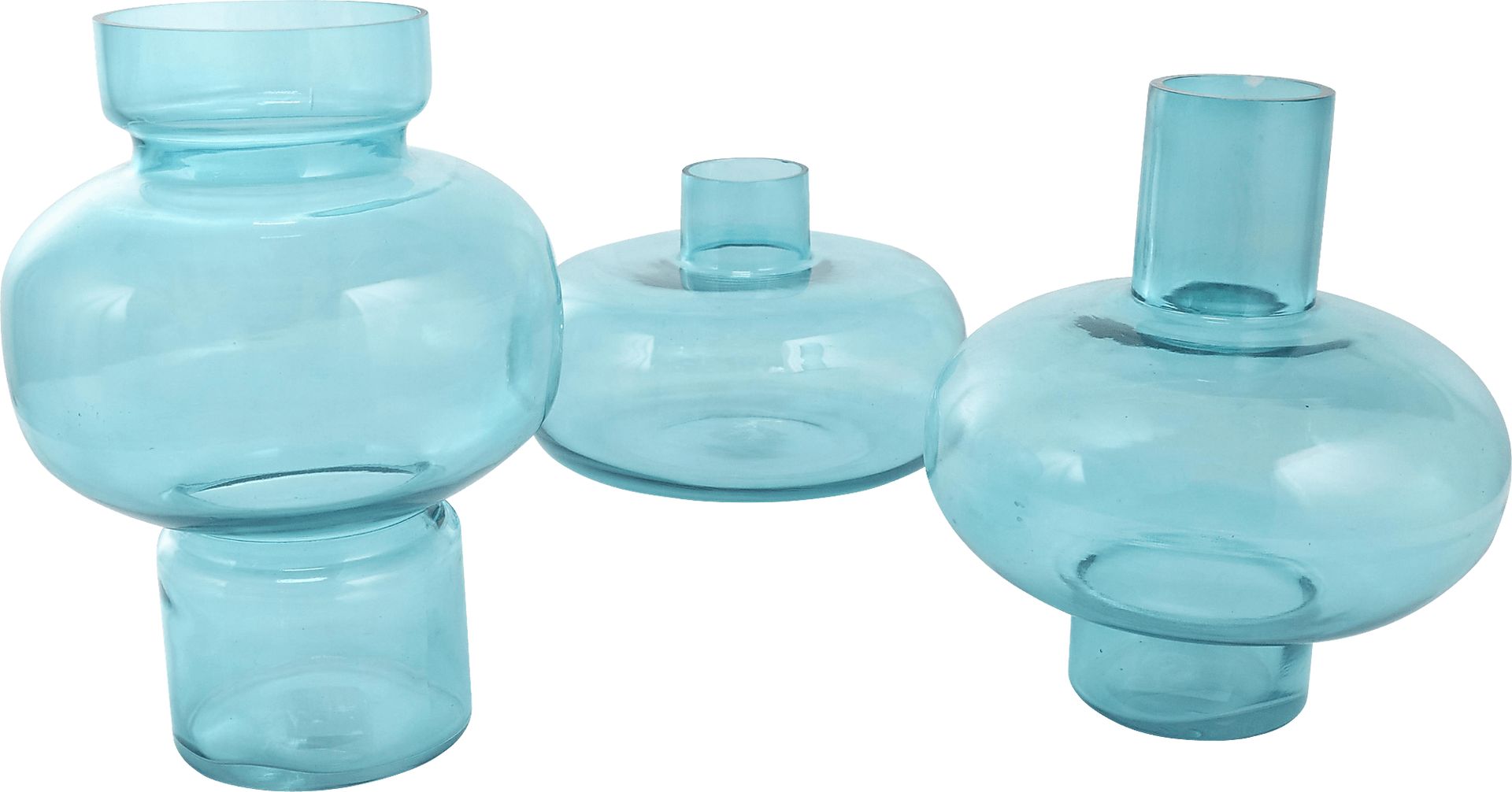 Xaleo Blue Vase, Set of 3 - Image 4