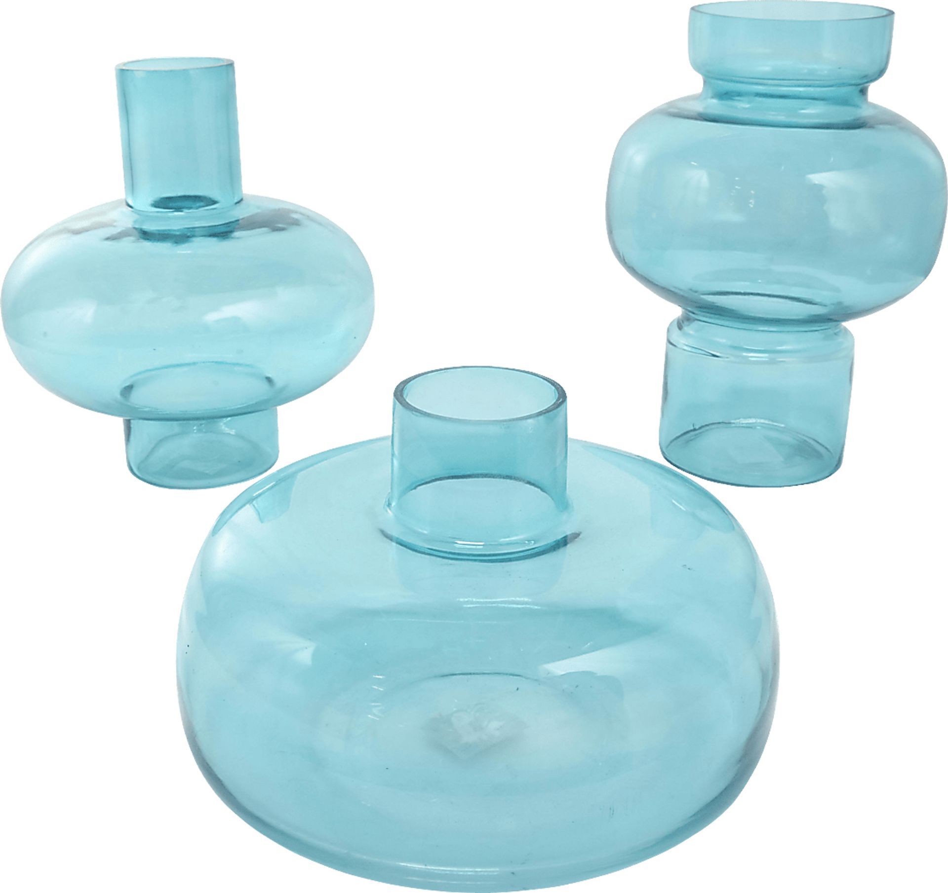 Xaleo Blue Vase, Set of 3 - Image 1