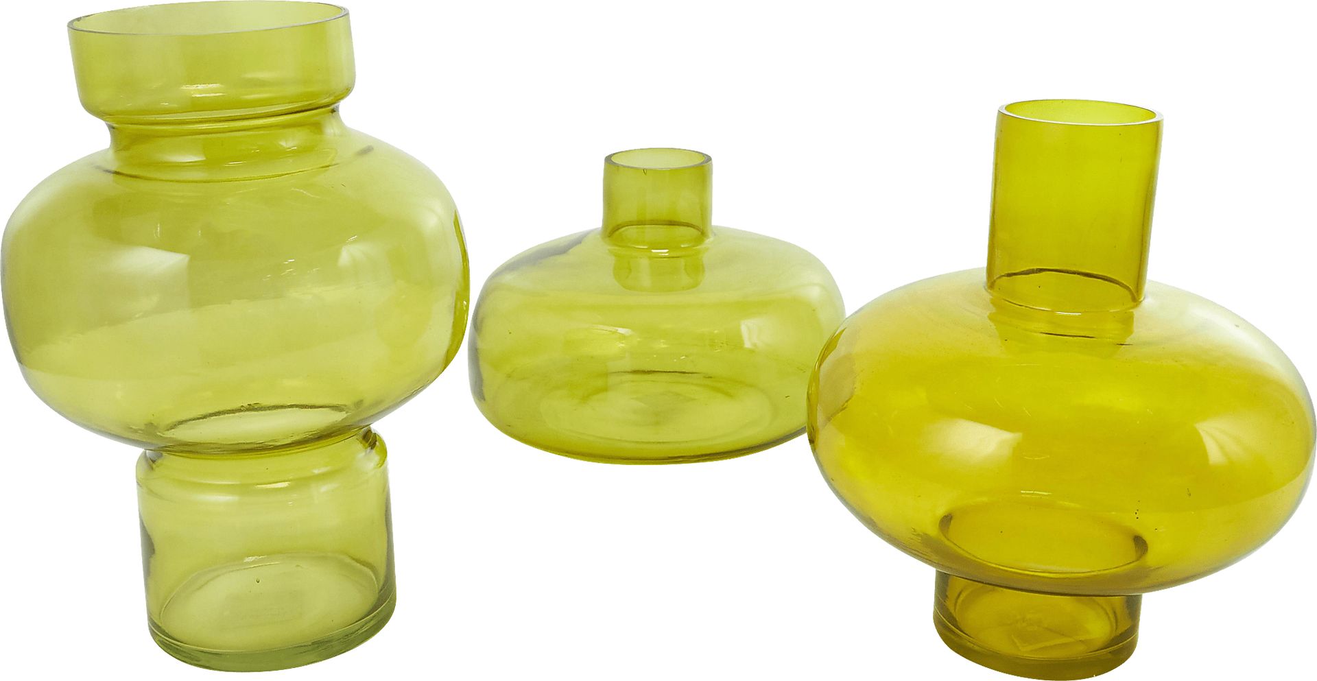 Xaleo Green Vase, Set of 3 - Image 4