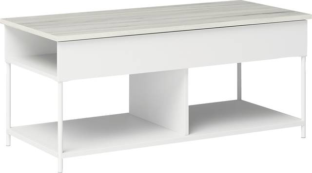 Xanada White Lift Top Cocktail Table - Thumbnail - Image 1
