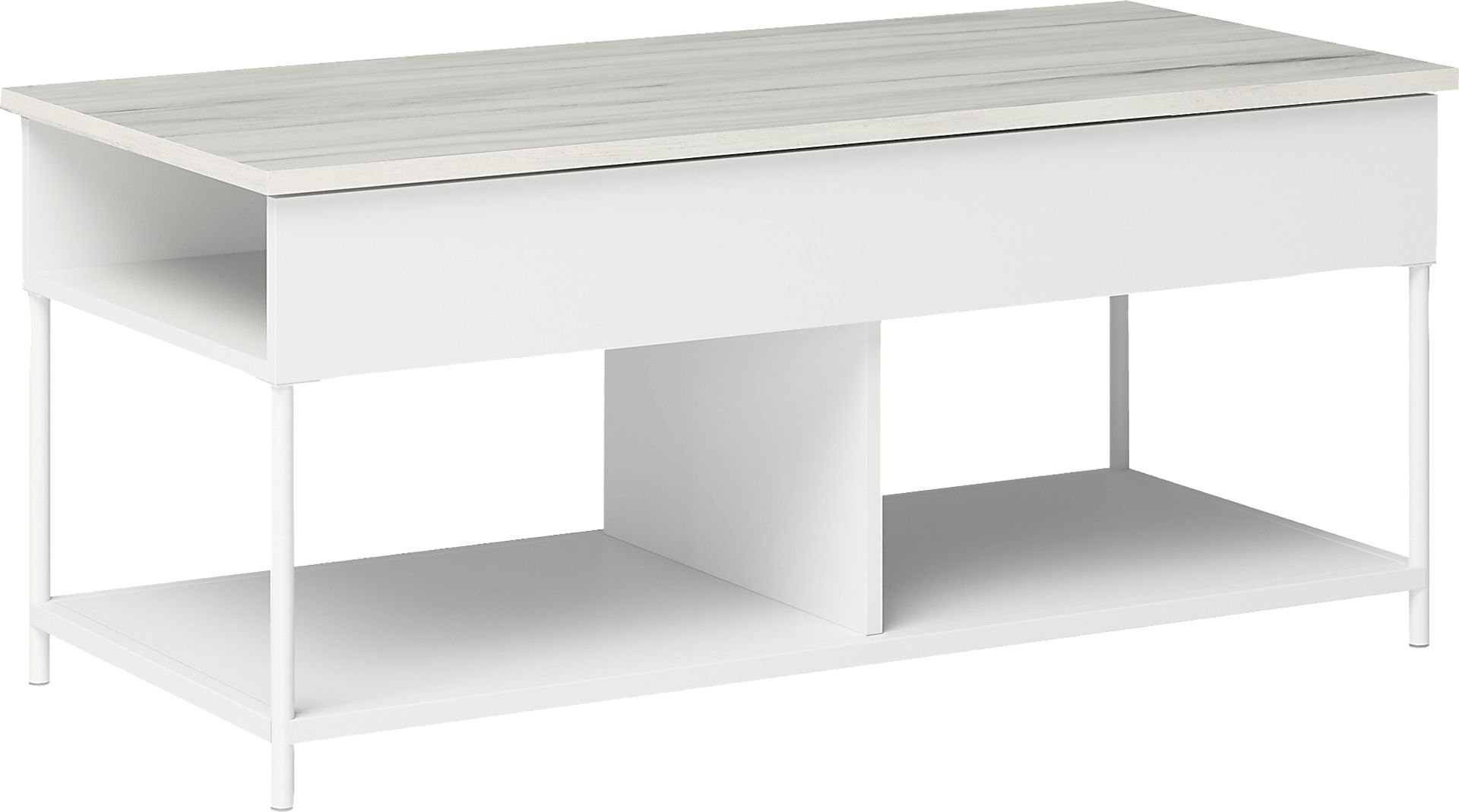 Xanada White Lift Top Cocktail Table - Image 1