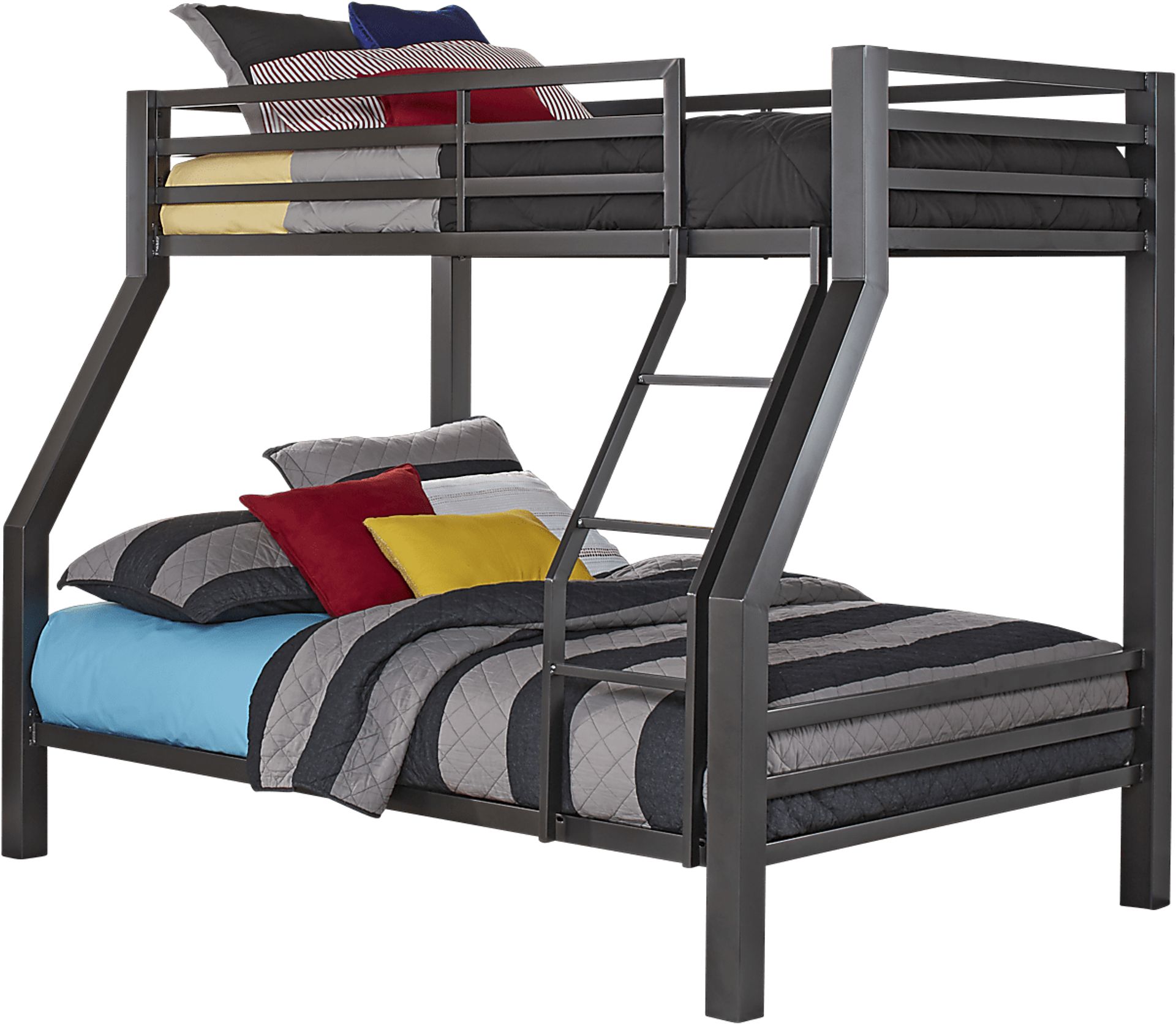 Xander Gray Twin/Full Bunk Bed - Image 1