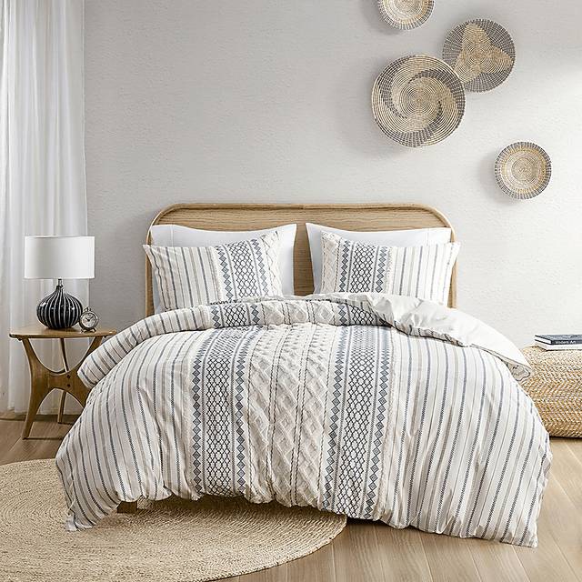 Xandr White King/ Cal 3 pc Comforter Set - Thumbnail - Image 2