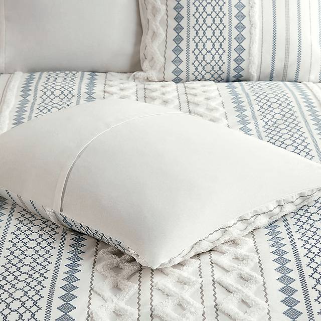 Xandr White King/ Cal 3 pc Comforter Set - Thumbnail - Image 7