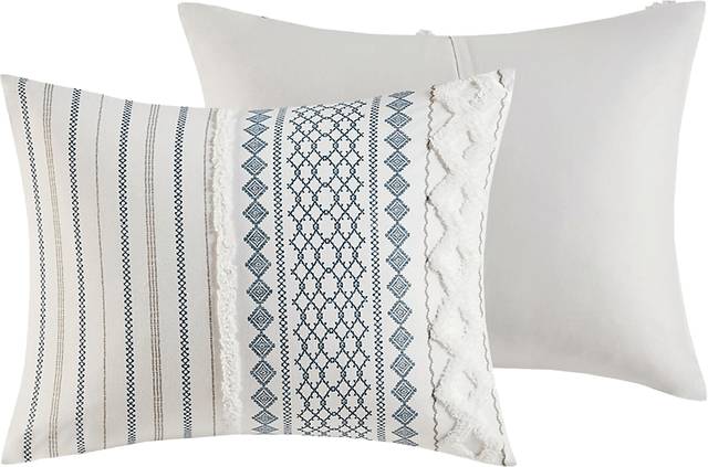 Xandr White King/ Cal 3 pc Comforter Set - Thumbnail - Image 8