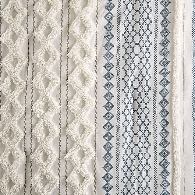Xandr White King/ Cal 3 pc Comforter Set - Thumbnail - Image 9