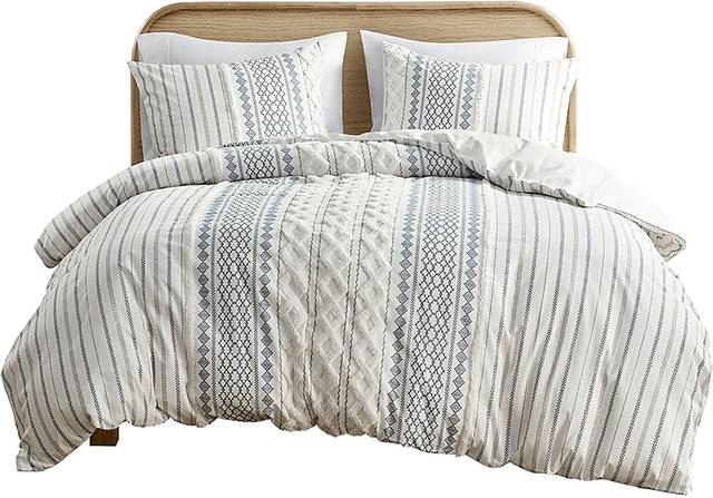 Xandr White King/ Cal 3 pc Comforter Set - Thumbnail - Image 1