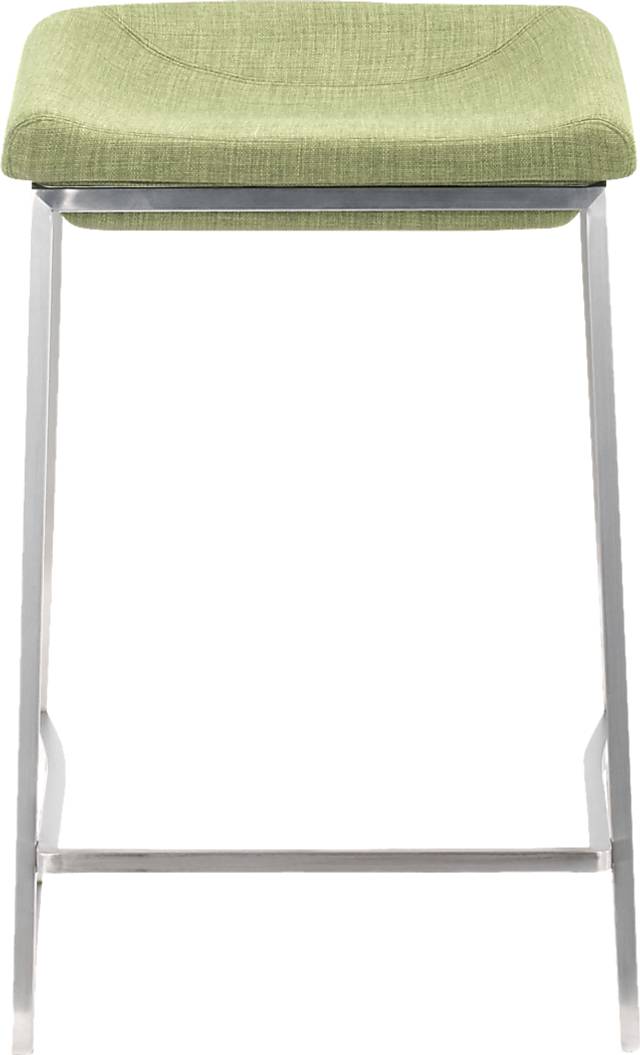Xantho Green Counter Height Stool, Set of 2 - Thumbnail - Image 3