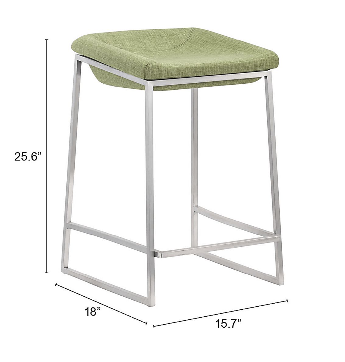 Xantho Green Counter Height Stool, Set of 2 - Rooms To Go