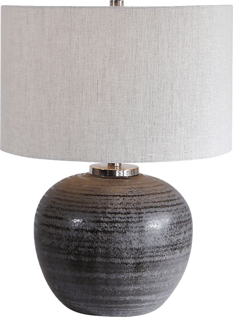 Xavier Way Gray Lamp