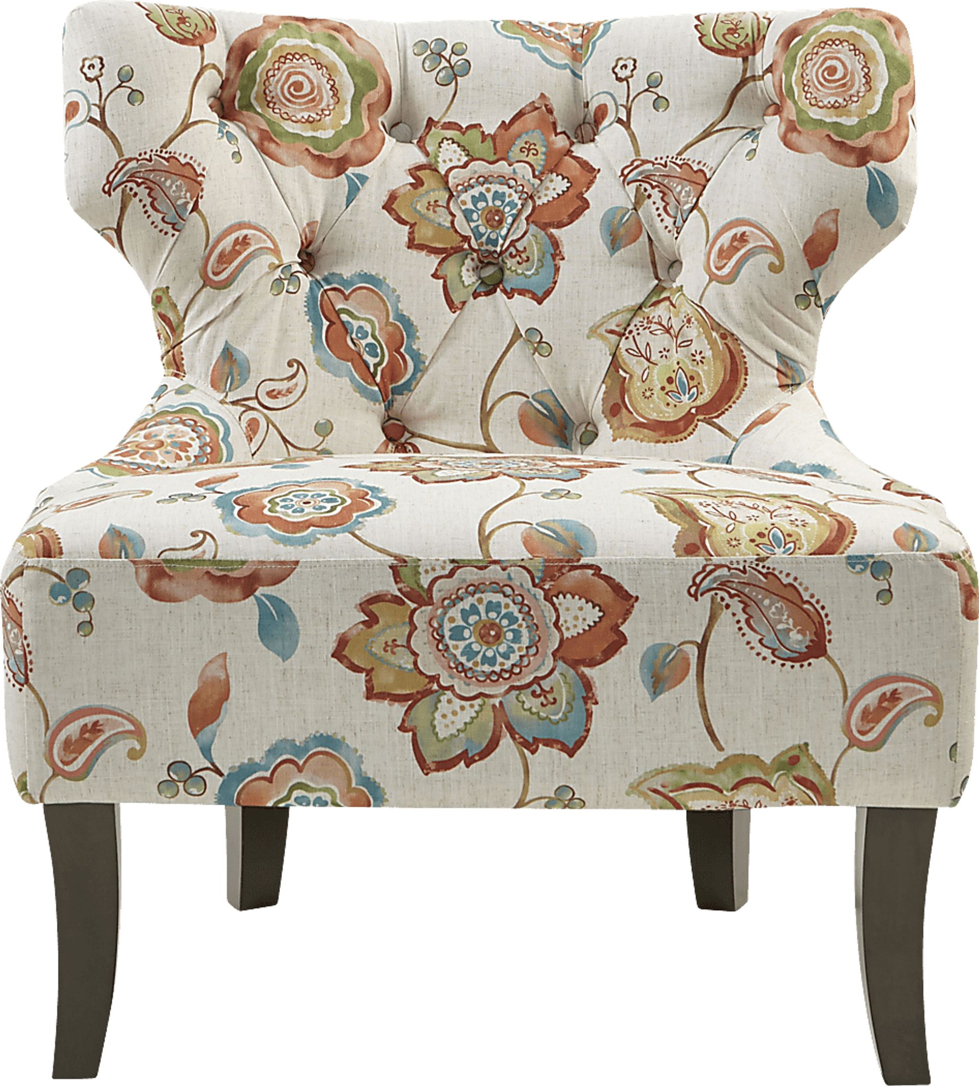 Xenia Orange Accent Chair - Image 3