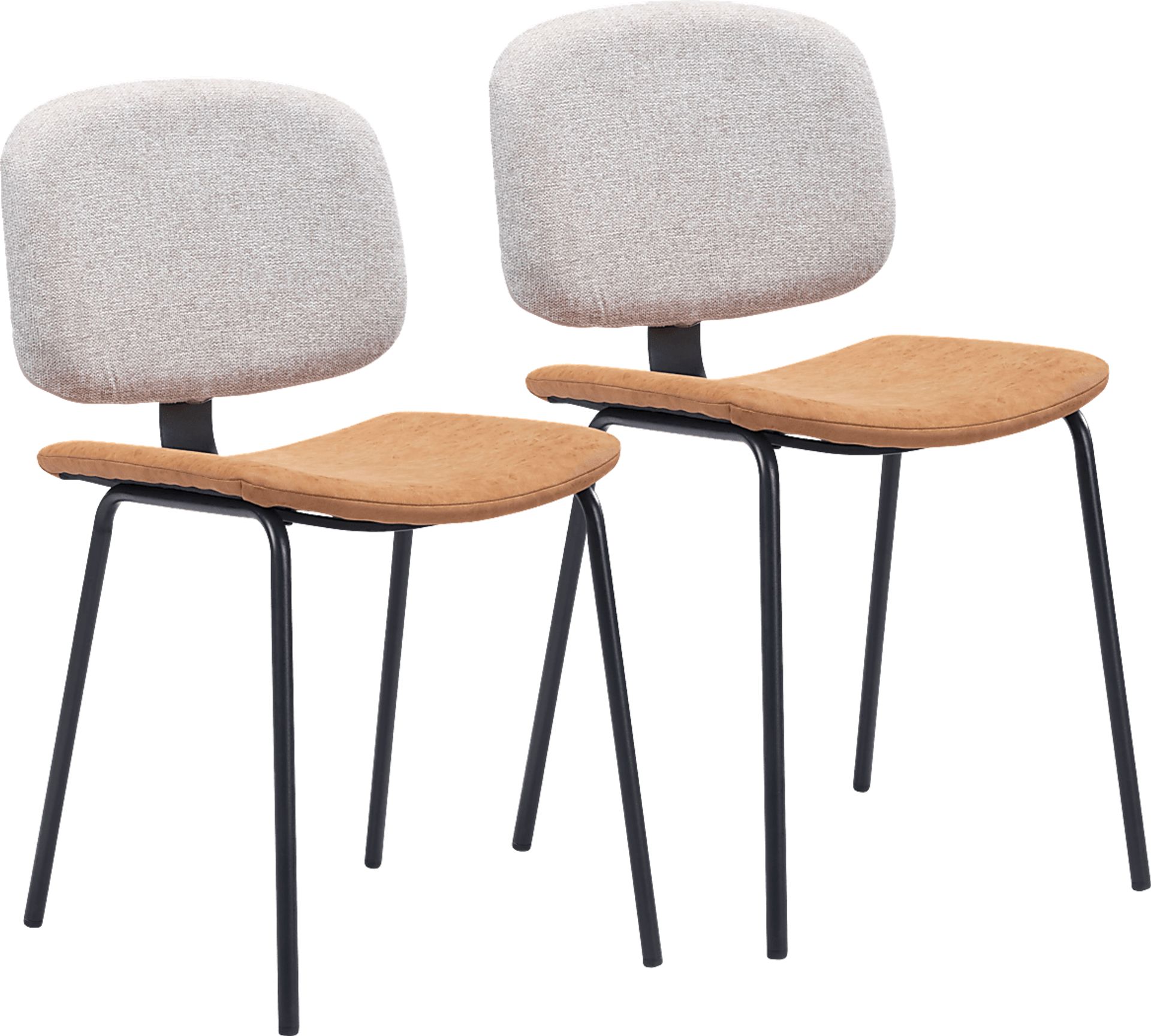 Xenodice Beige Side Chair, Set of 2 - Image 1