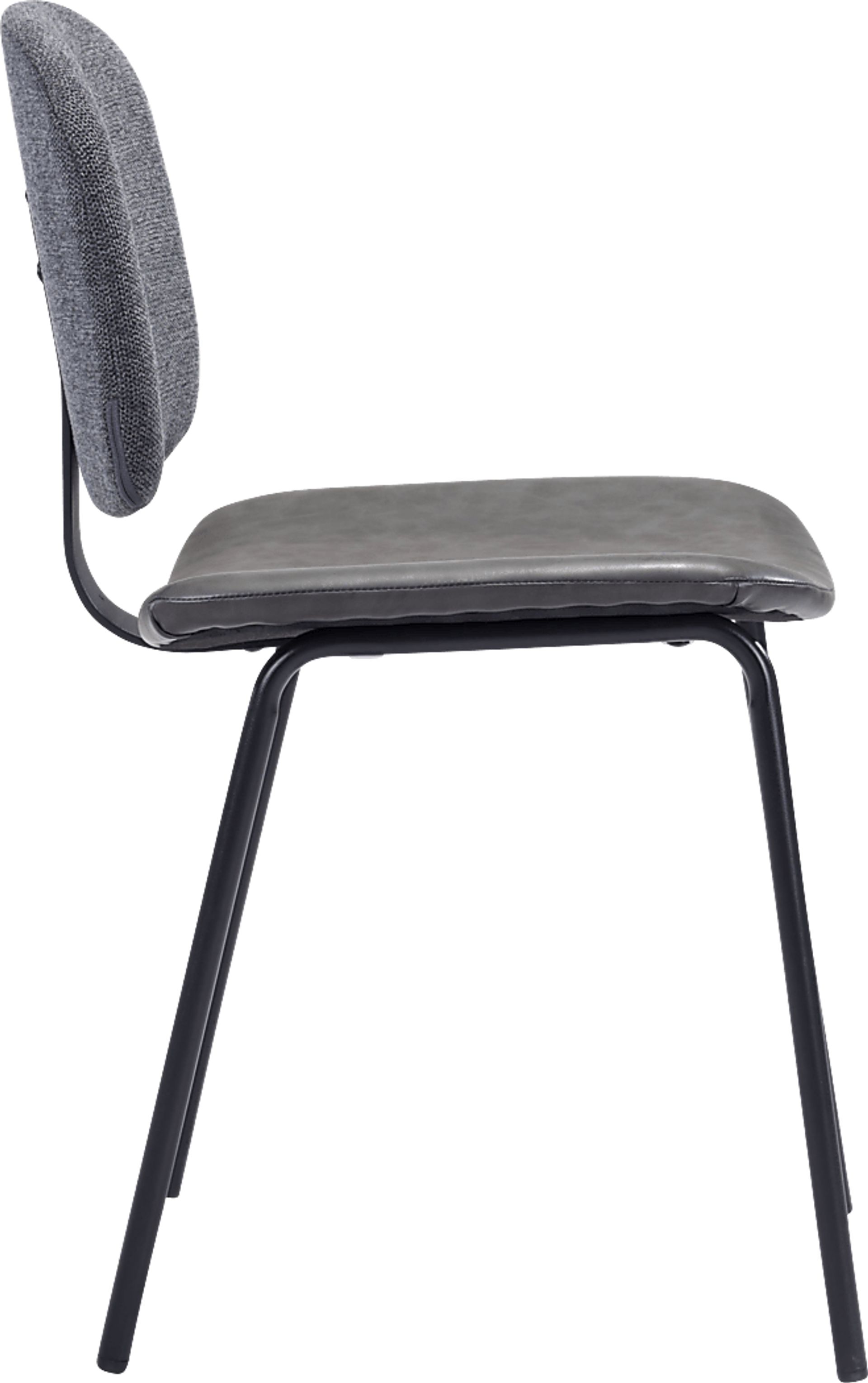 Xenodice Gray Side Chair, Set of 2 - Image 2