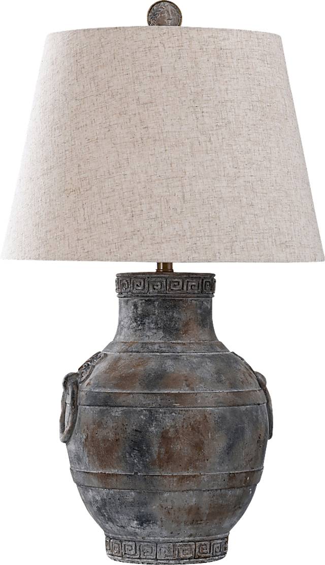 Xilo Circle Brown Lamp - Thumbnail - Image 1