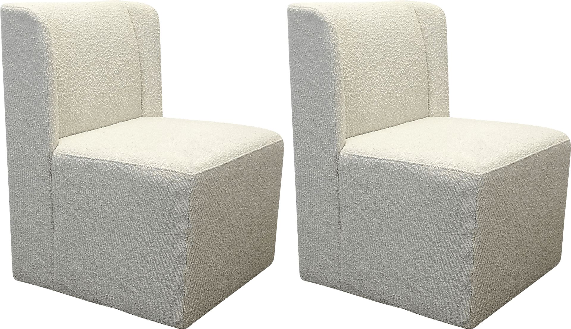 Xylonia White Swivel Dining Chair, Set of 2 - Image 1