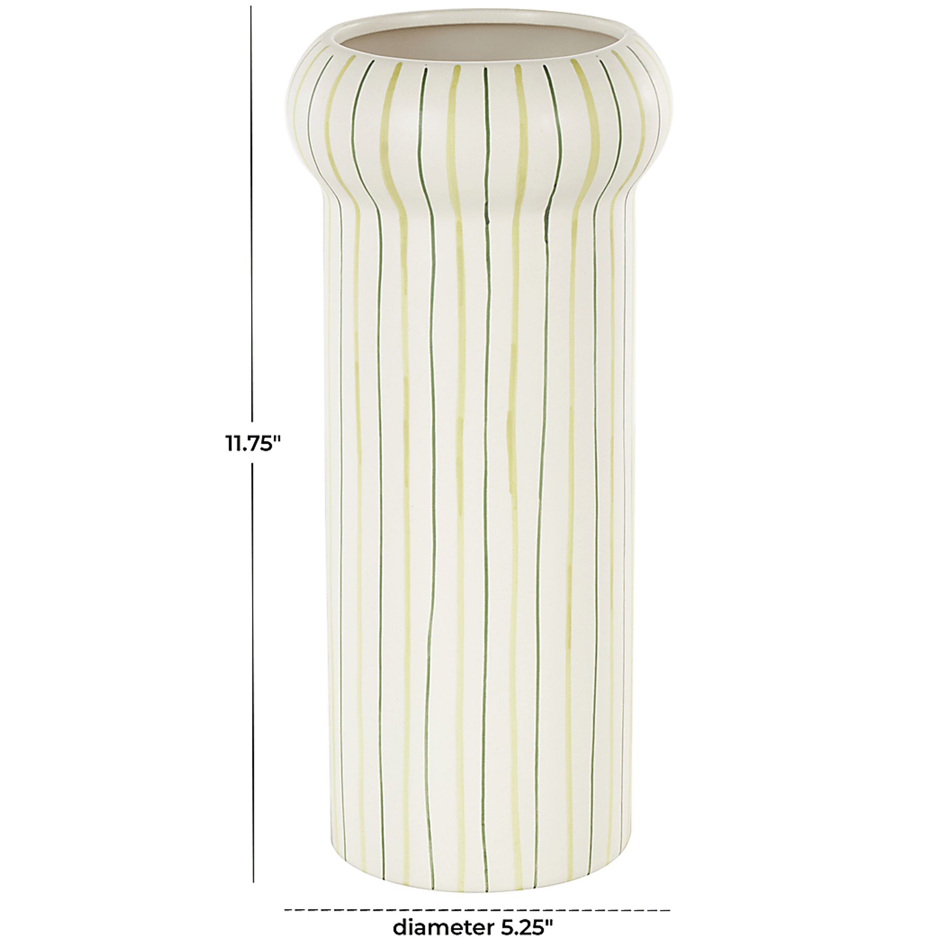 Xynas White Vase - Image 7