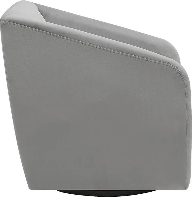 Yabers Gray Accent Chair - Thumbnail - Image 4