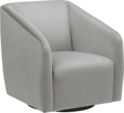 Yabers Gray Accent Chair