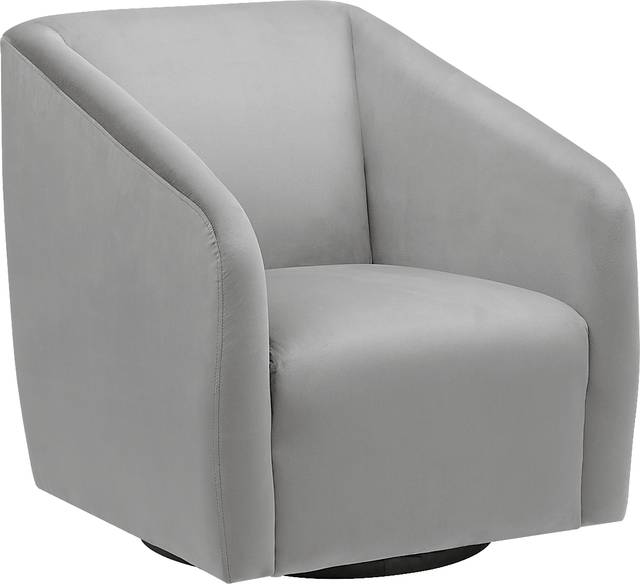 Yabers Gray Accent Chair - Thumbnail - Image 1