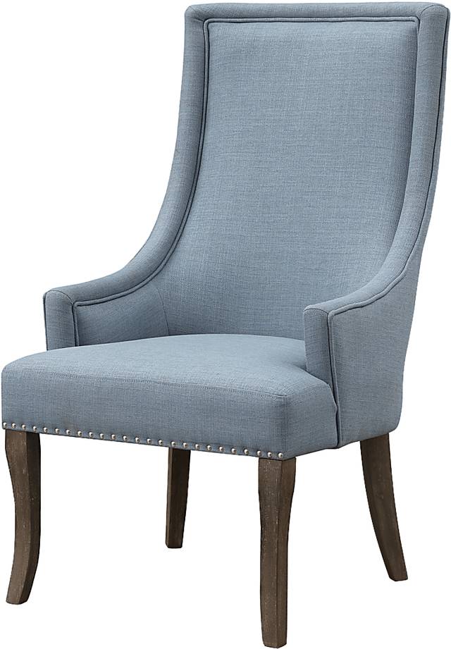 Yacavona Blue Arm Chair - Thumbnail - Image 1