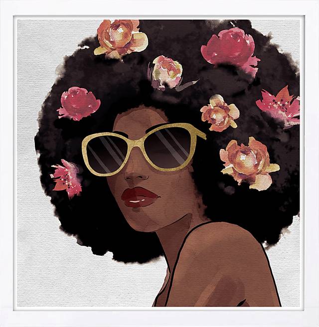 Yadira's Stare Brown Artwork - Thumbnail - Image 1