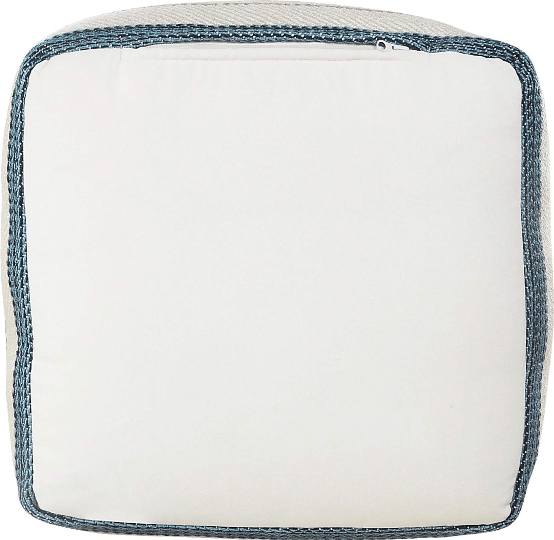 Yadui White/Pink Pouf - Image 6
