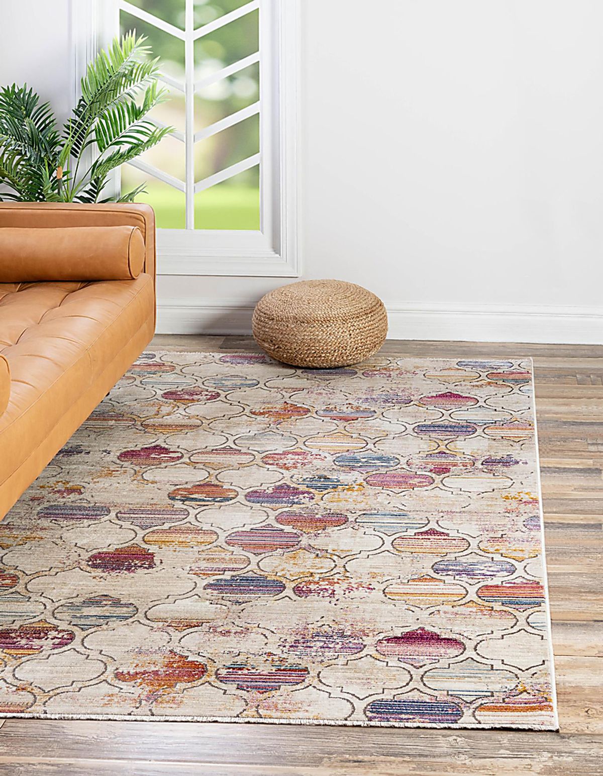 Yafa Beige,Multi Rugs | Rooms to Go