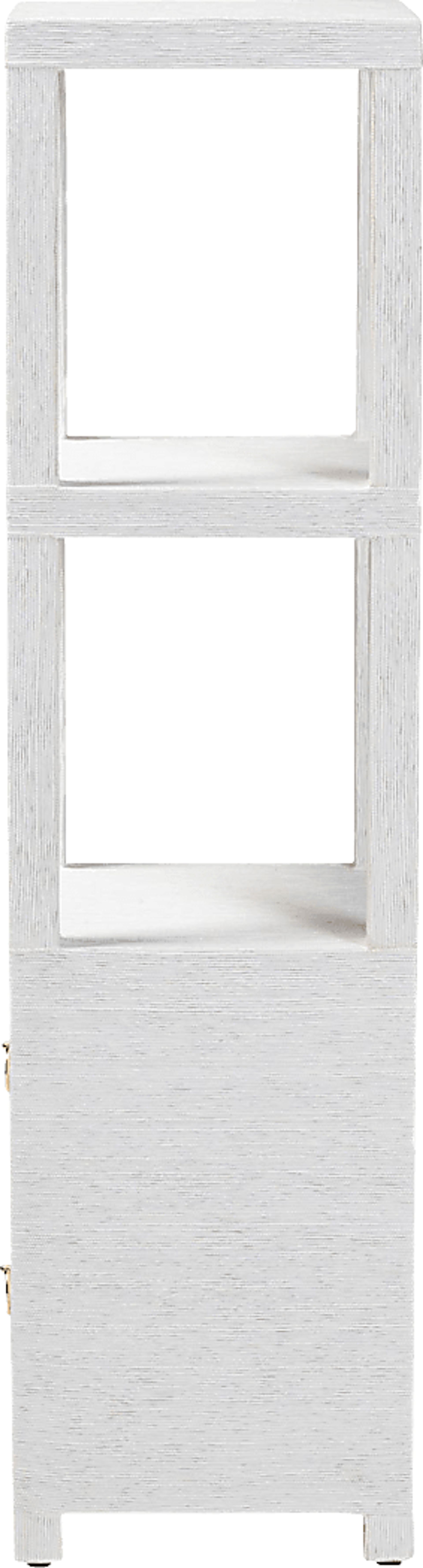 Yafer White Bookcase - Image 3