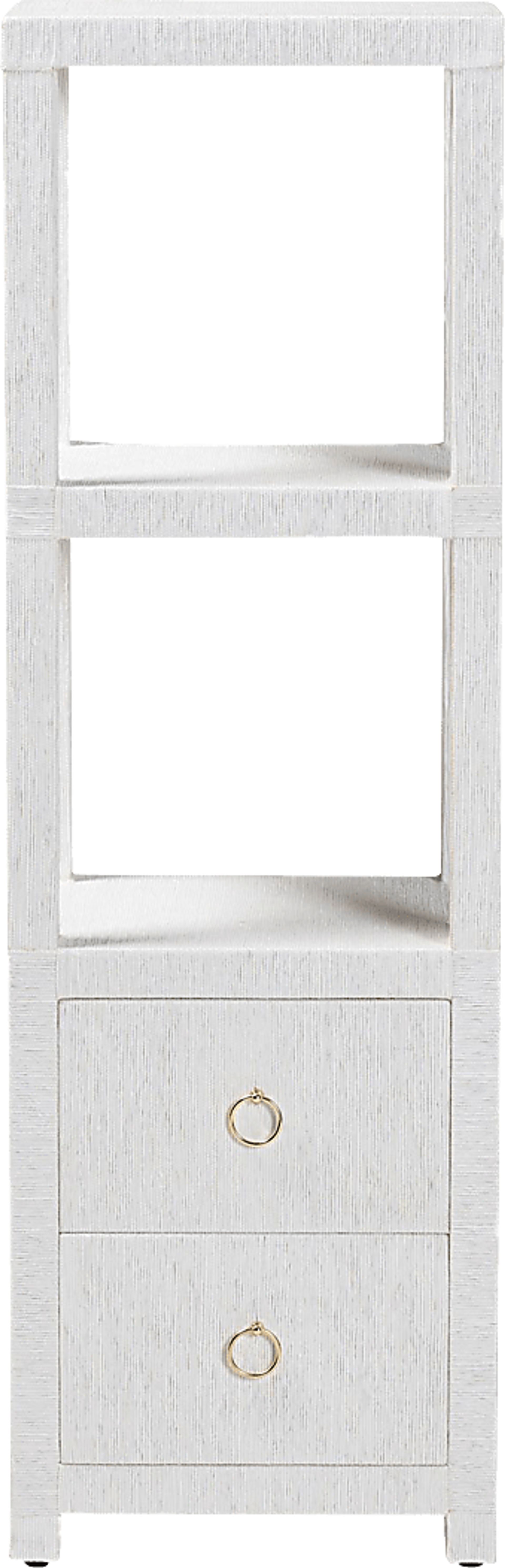 Yafer White Bookcase - Image 5