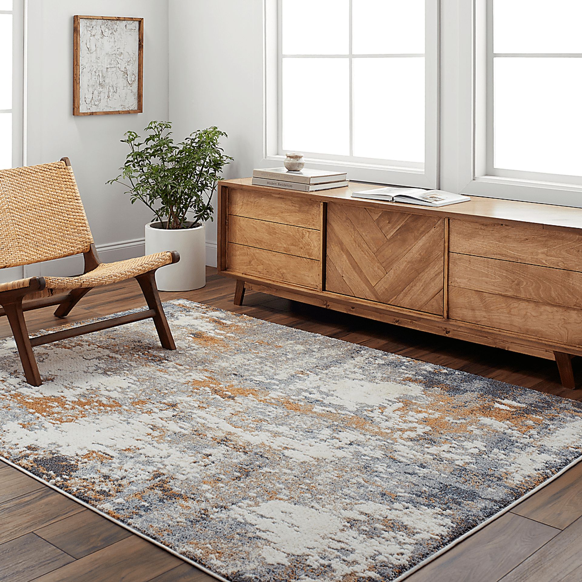 Yafun Multi 5'3 x 7' Area Rug - Image 2