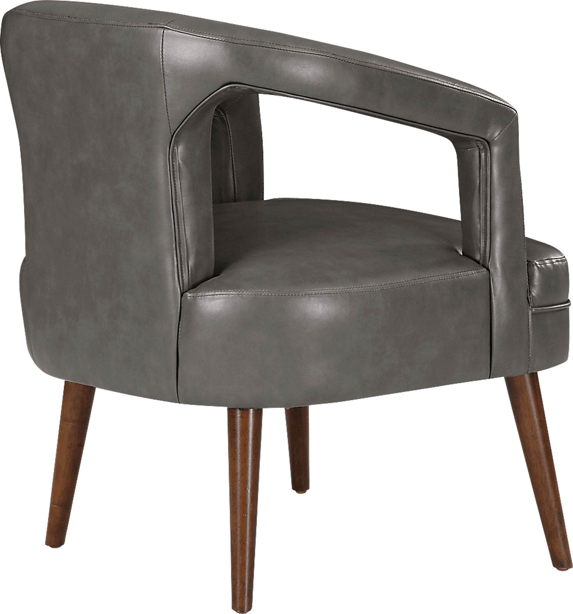 Yahya Gray Accent Chair - Image 3