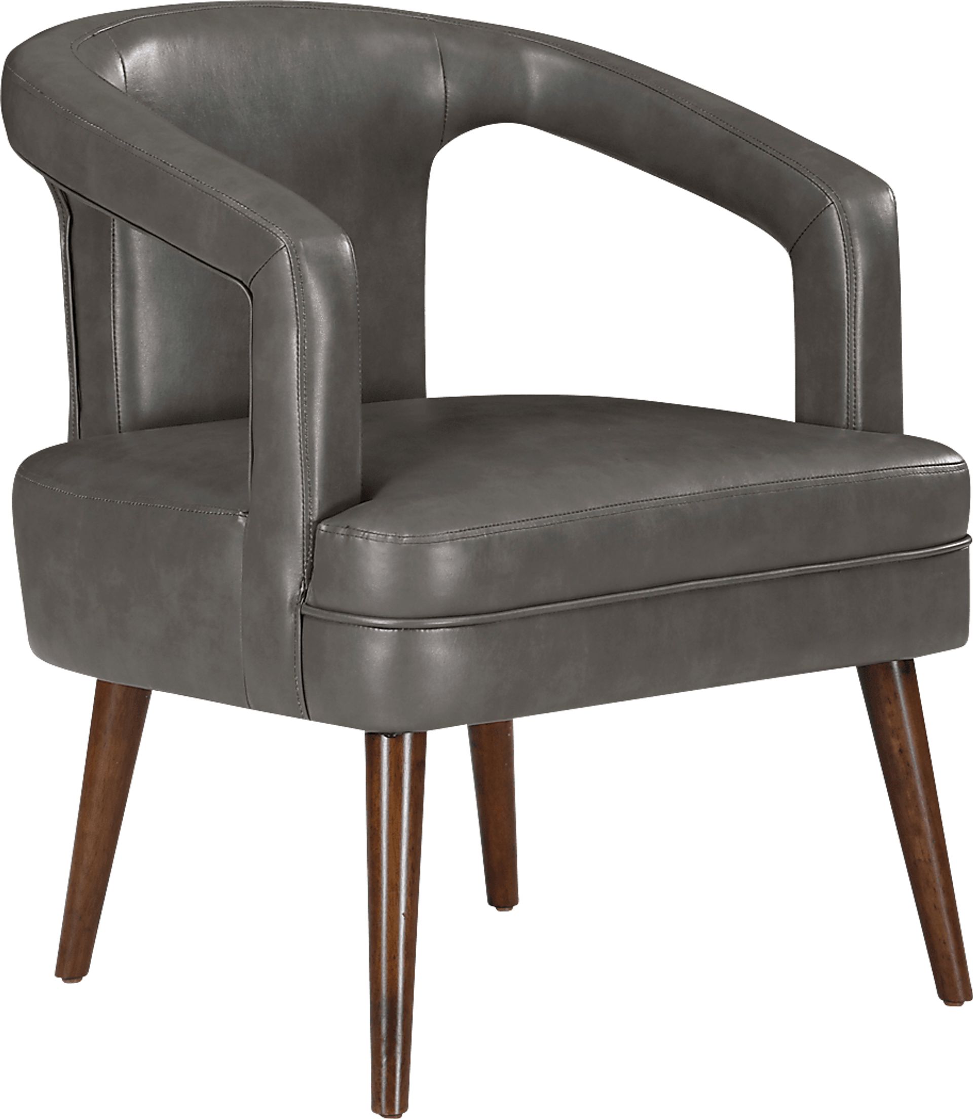 Yahya Gray Accent Chair - Image 1