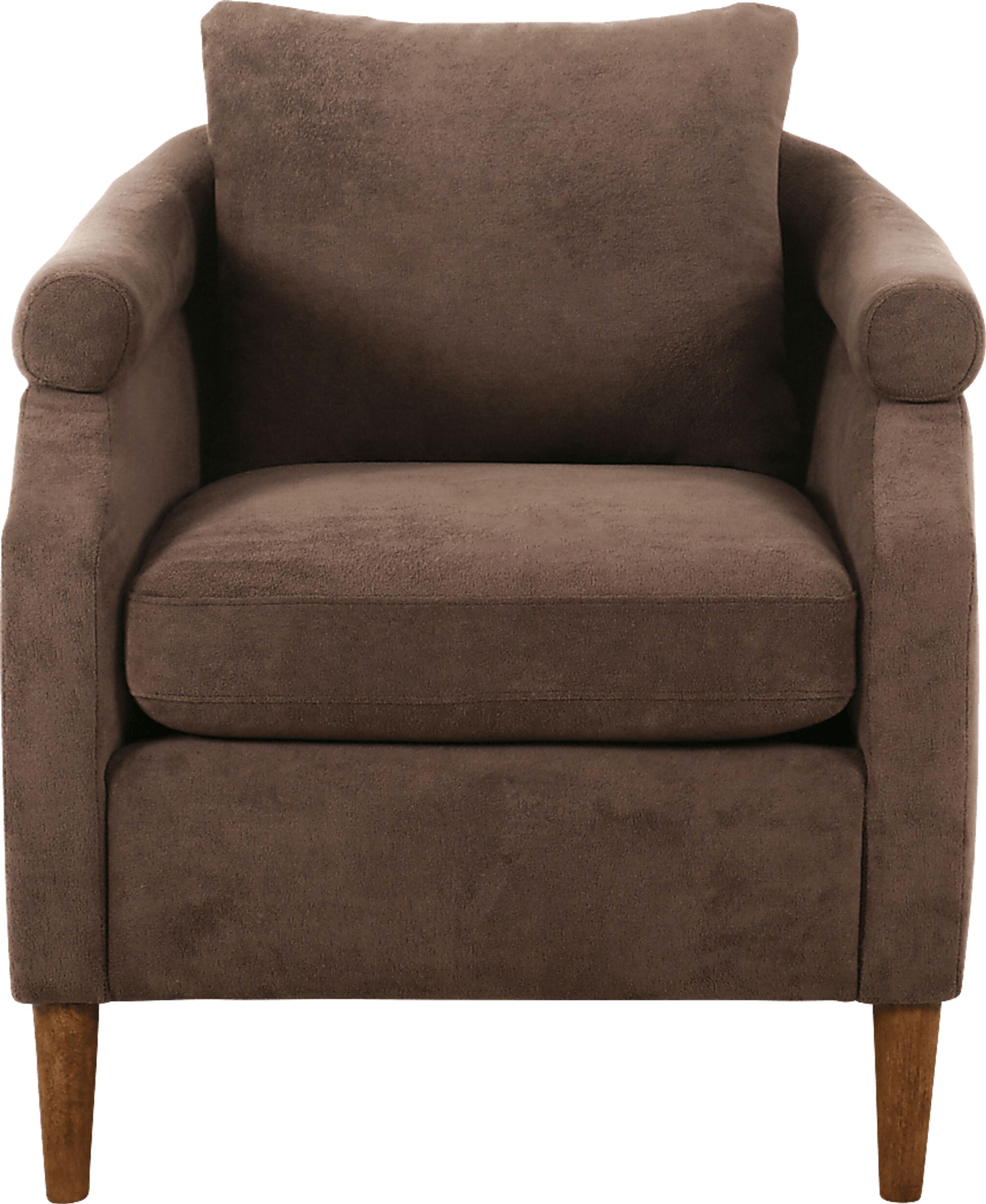 Yamina Brown Accent Chair - Image 1