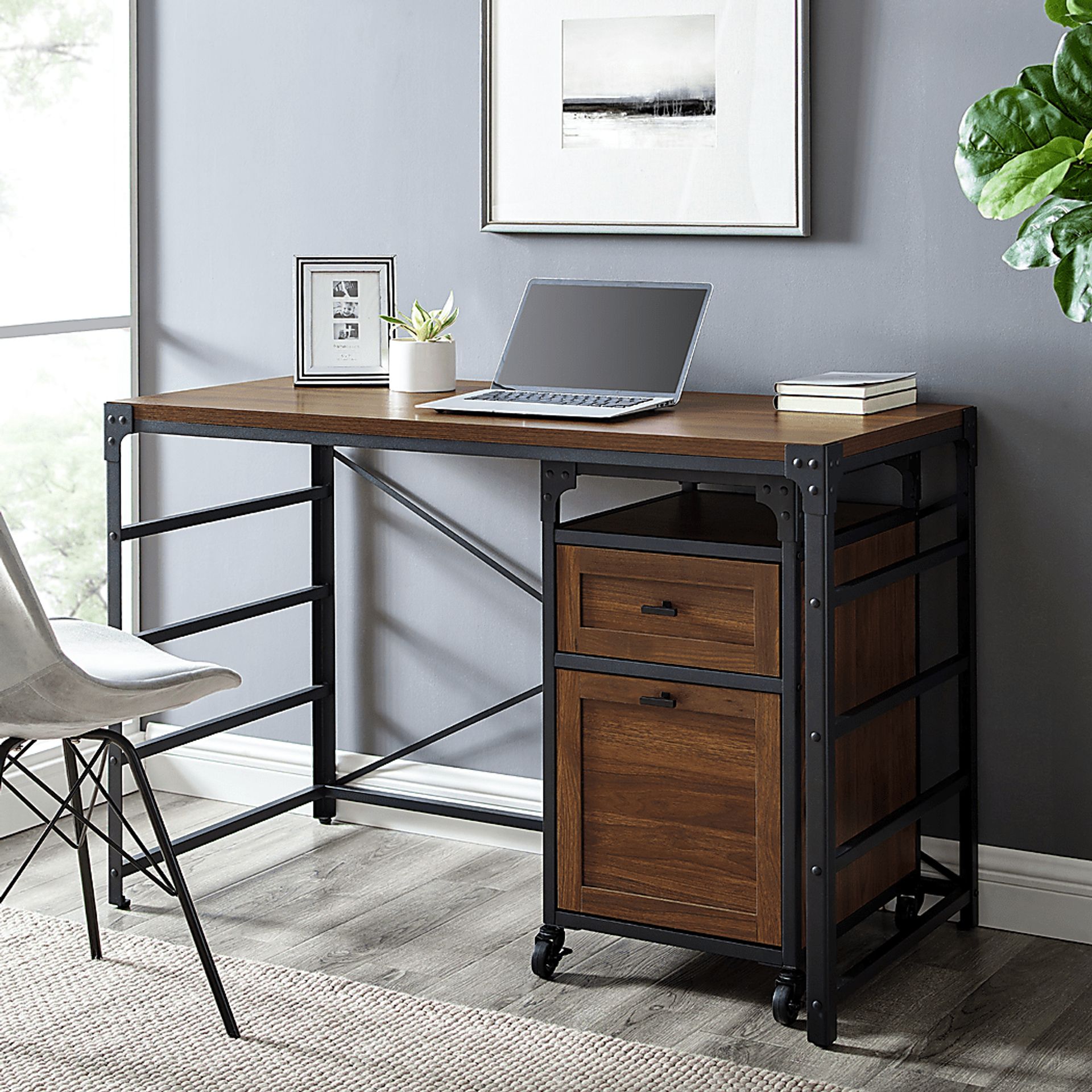 Yandem Walnut Desk - Image 4