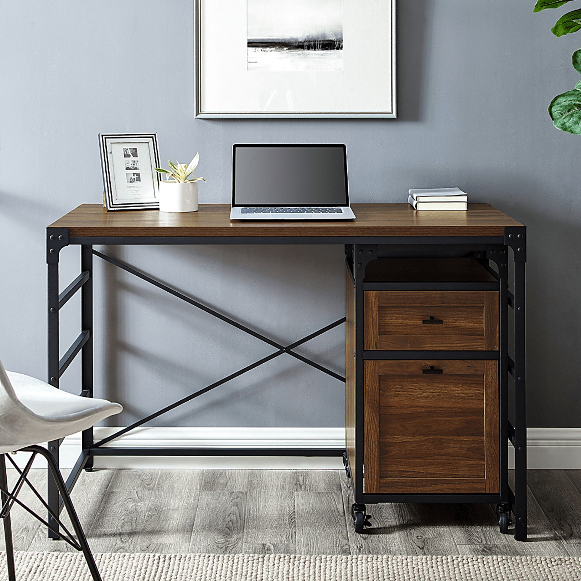 Yandem Walnut Desk - Image 5