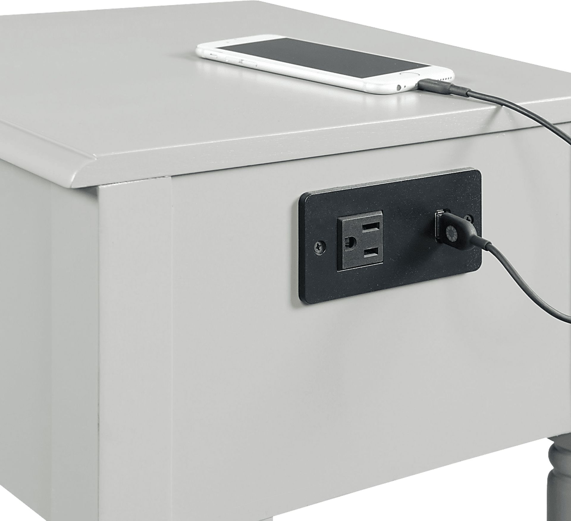 Yankton Gray Nightstand - Image 12